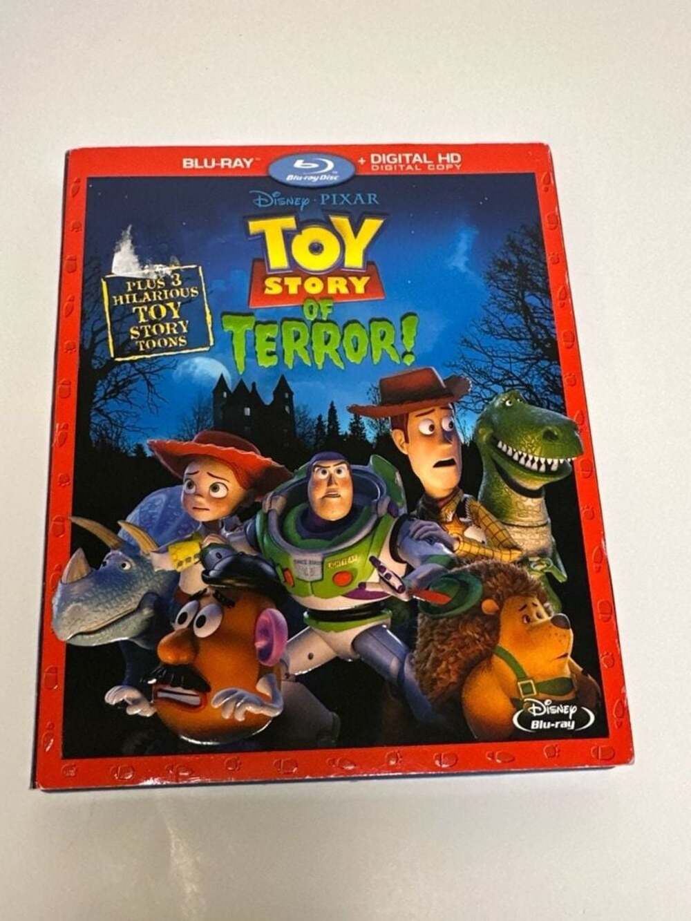 Toy Story of Terror! (Blu-ray + Digital HD, 2014) Includes Toy Story Toons